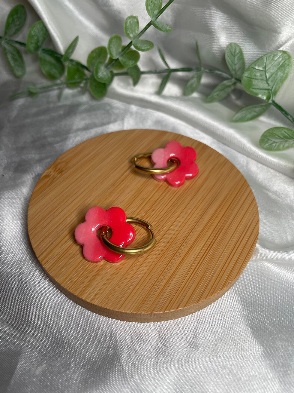 Miniature : Boucles d’oreilles « Iris », dégradées.