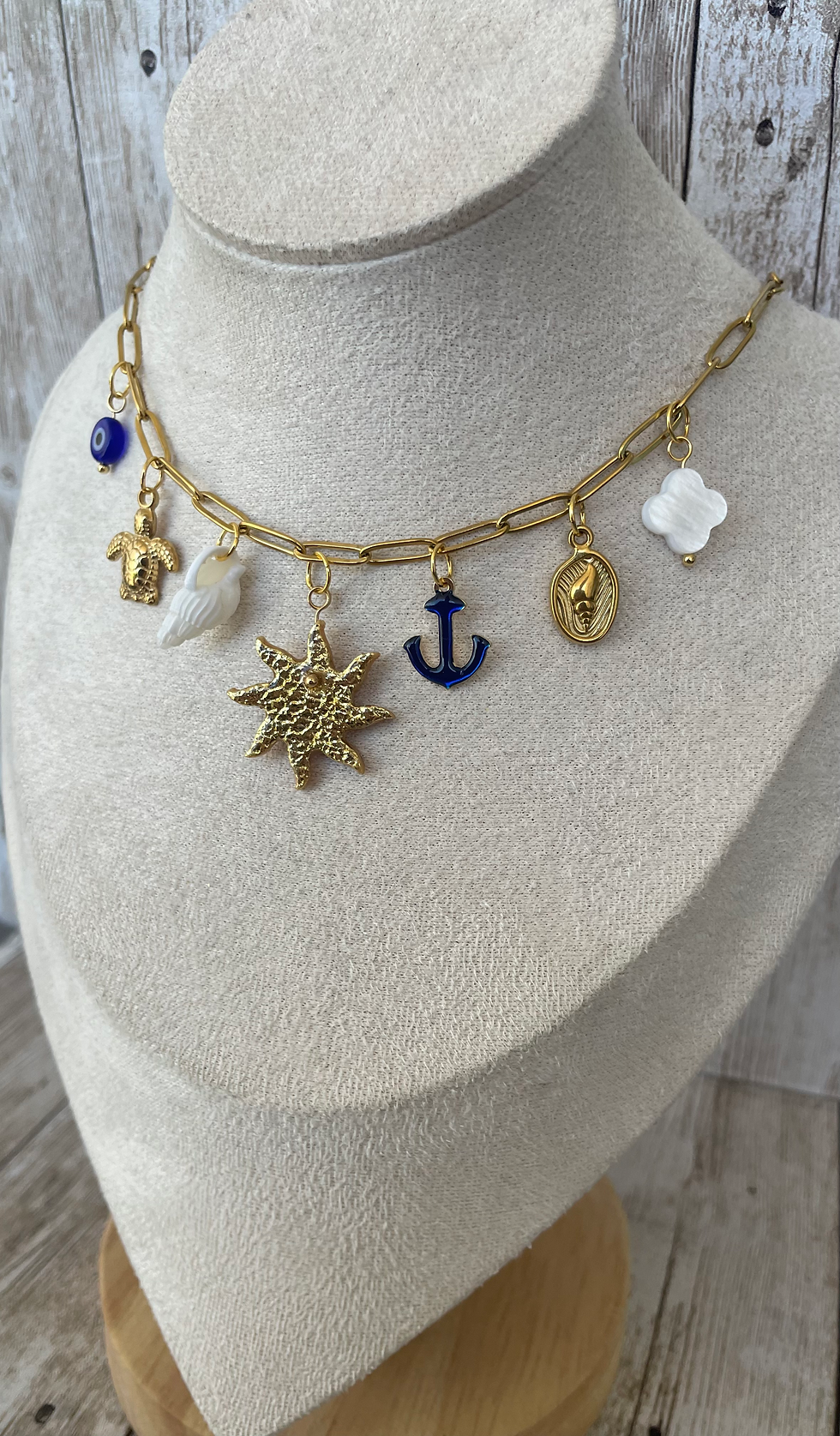 Miniature : Collier à breloques « Antibes »