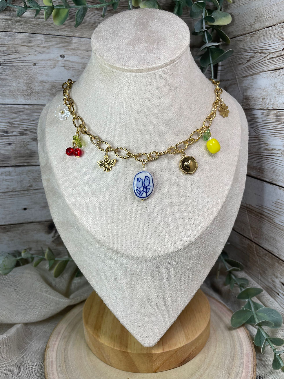 Miniature : Collier à breloques « Tulipe »