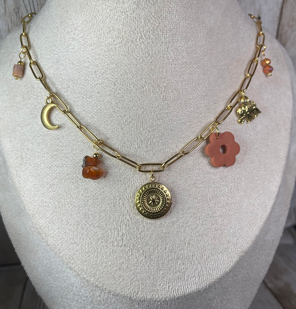 Miniature : Collier à breloques « Hélèna »