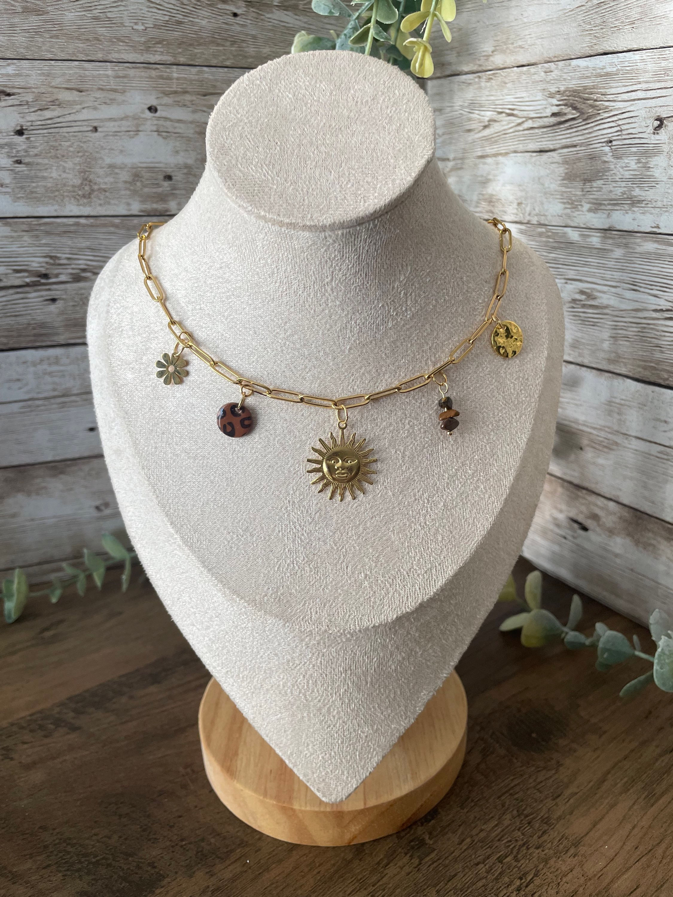 Collier à breloques « Léonie »