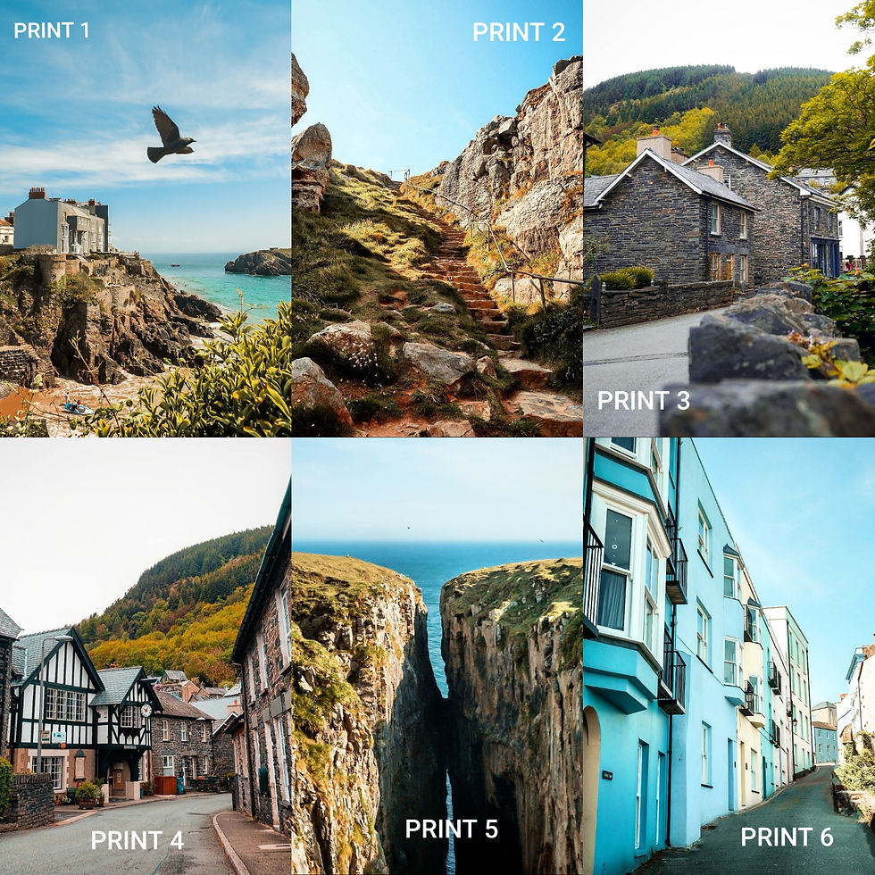 Thumbnail: *Unframed* A5 Photography Prints (Wales)