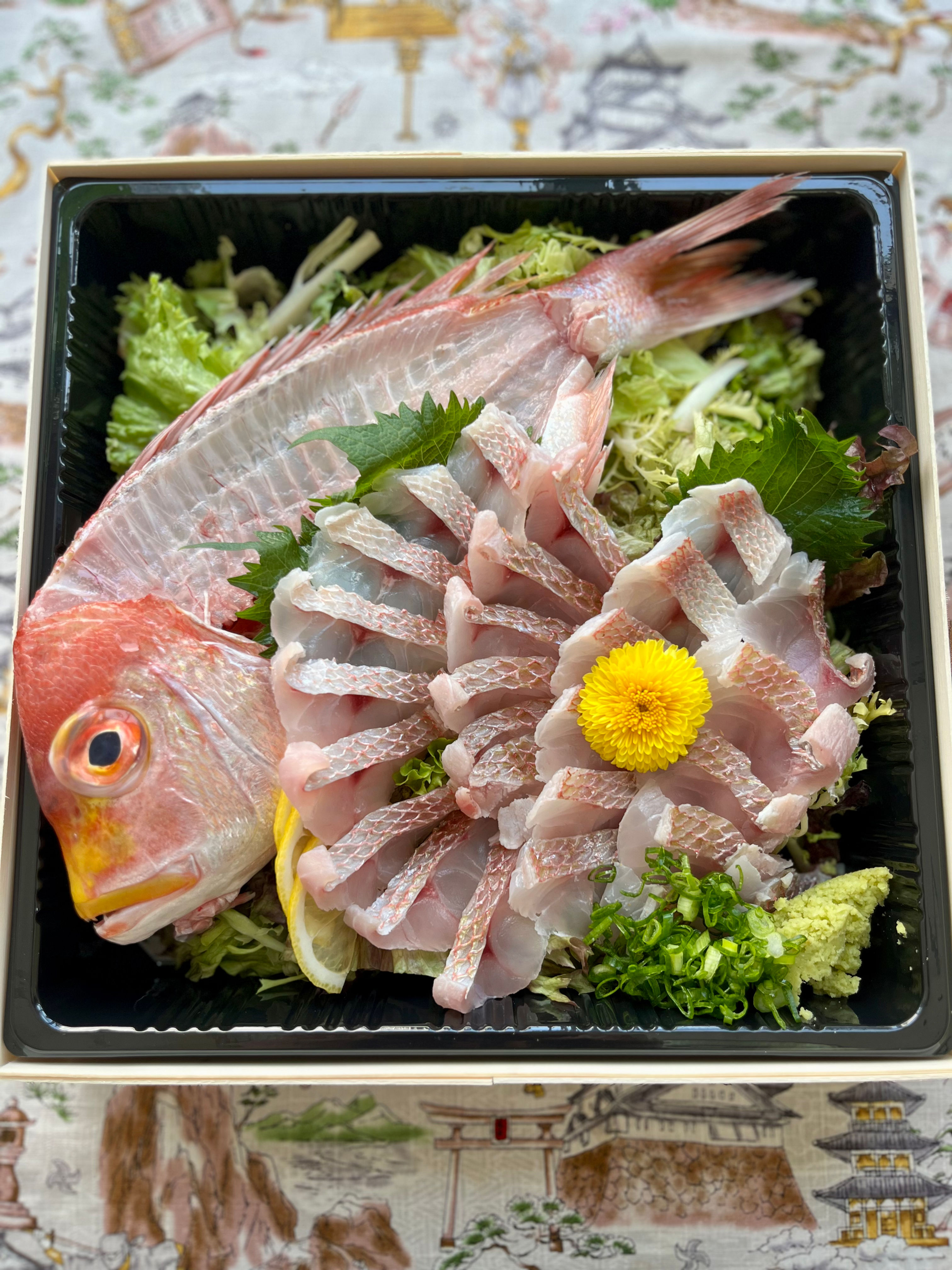 原條赤立魚刺身