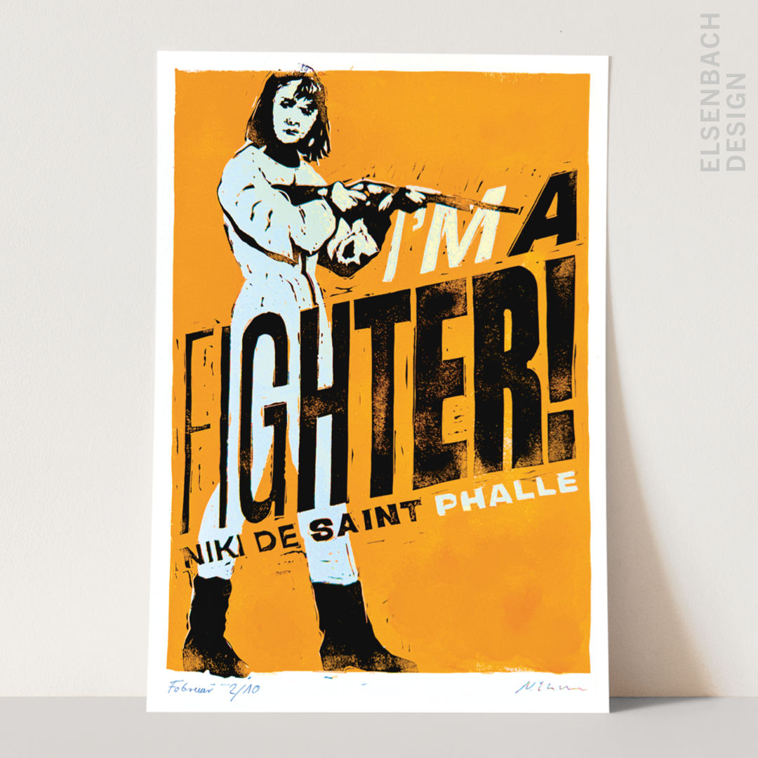 Linoldruck „Niki“