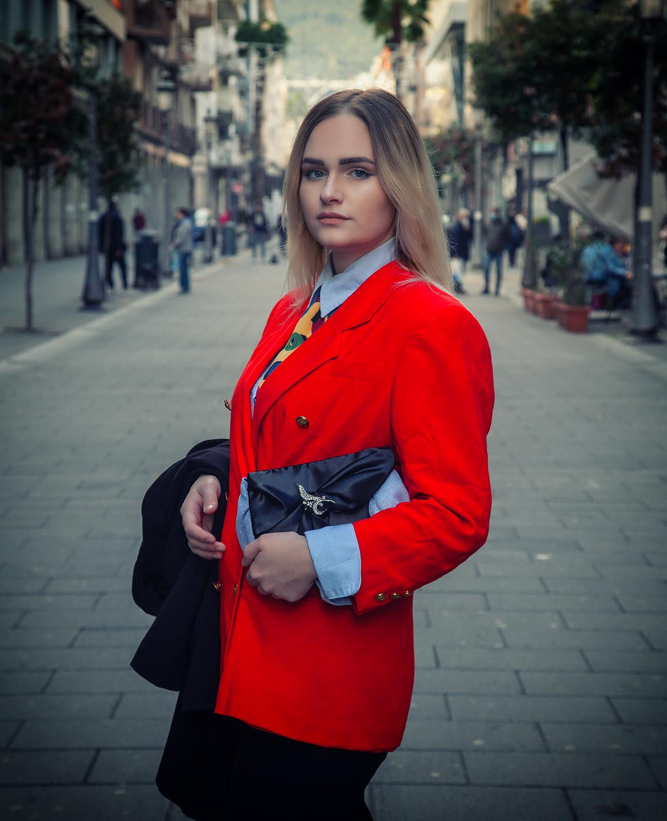 BORSETTA KATIUSCIA CON TULLE GLITTERATO