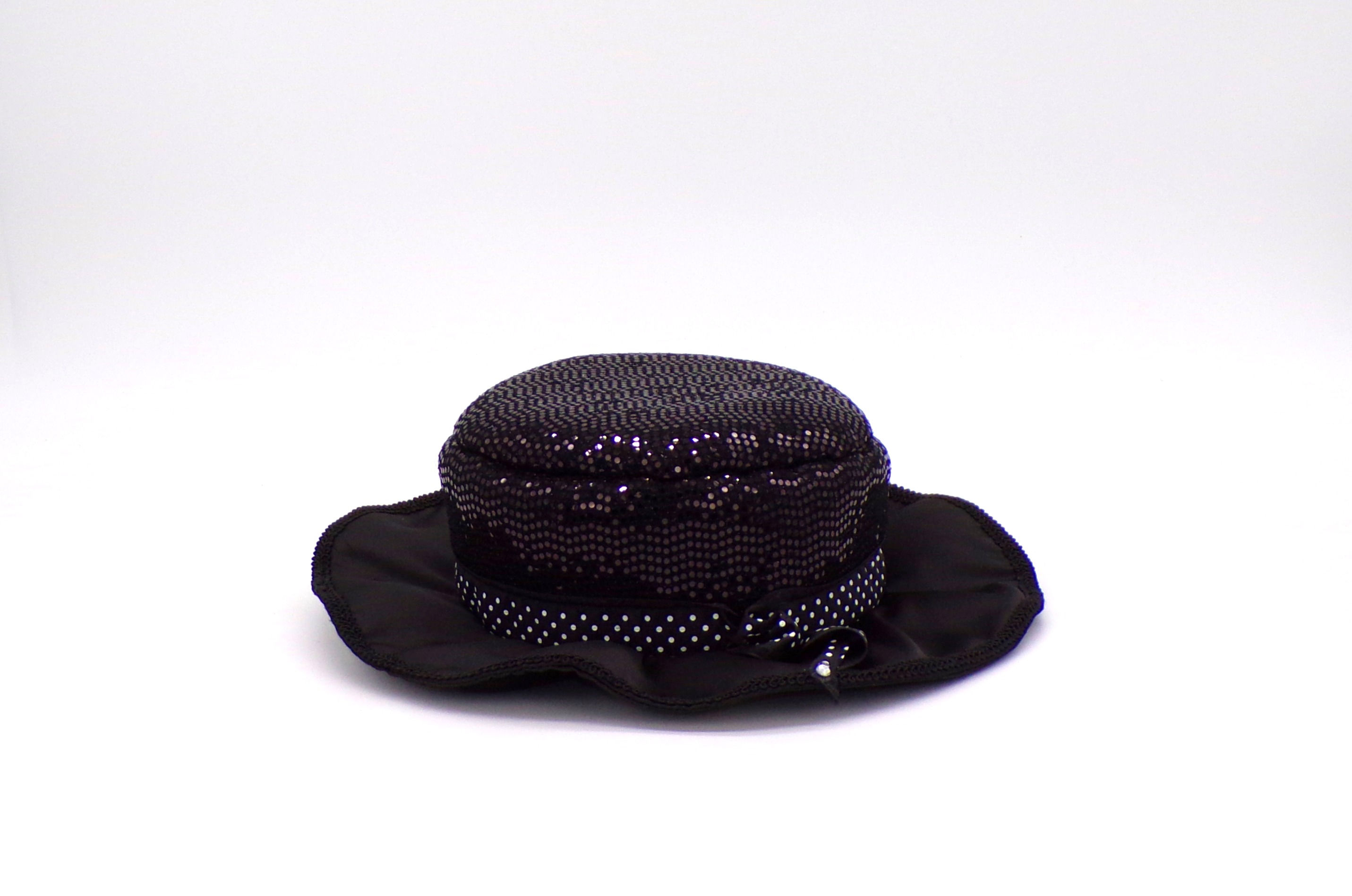 CAPPELLO LINEA ELIZABETH CON NASTRO A POIS