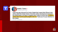 Trump Threatens 25 Percent Tariff on Apple and Other Tech Giants