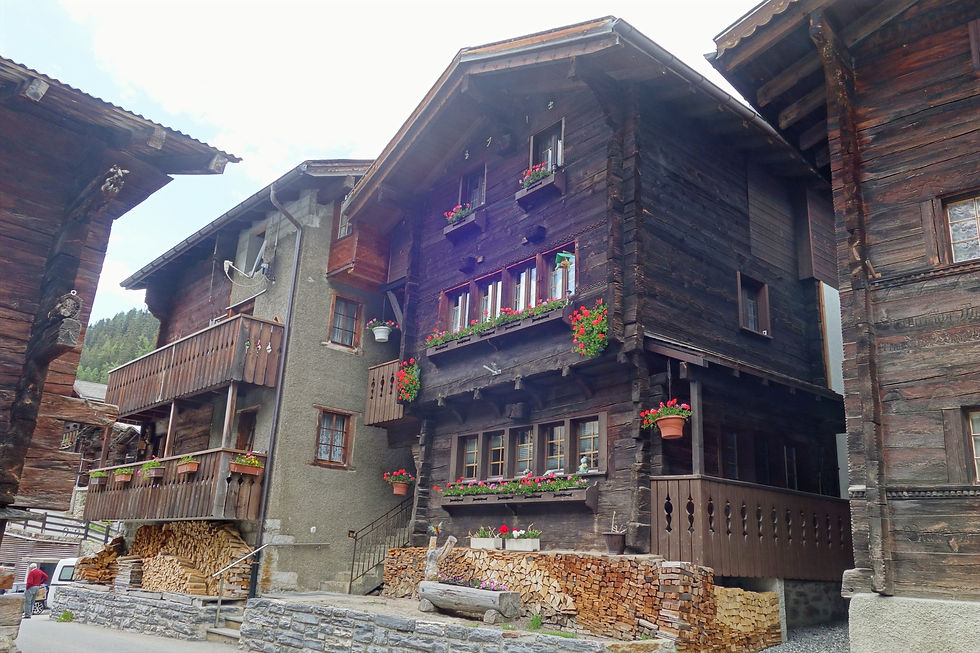 Maisons de Blatten - Virée verte ©