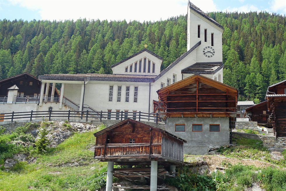 Raccards et église - Virée verte ©