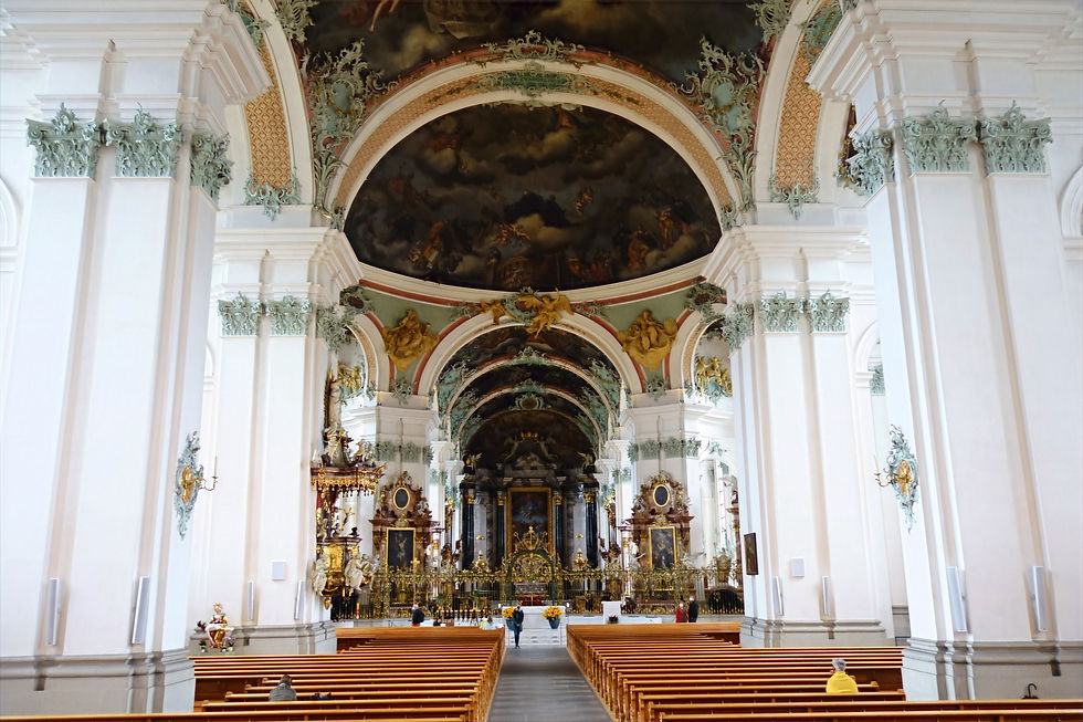 Eglise abbatiale de St-Gall - Virée verte ©