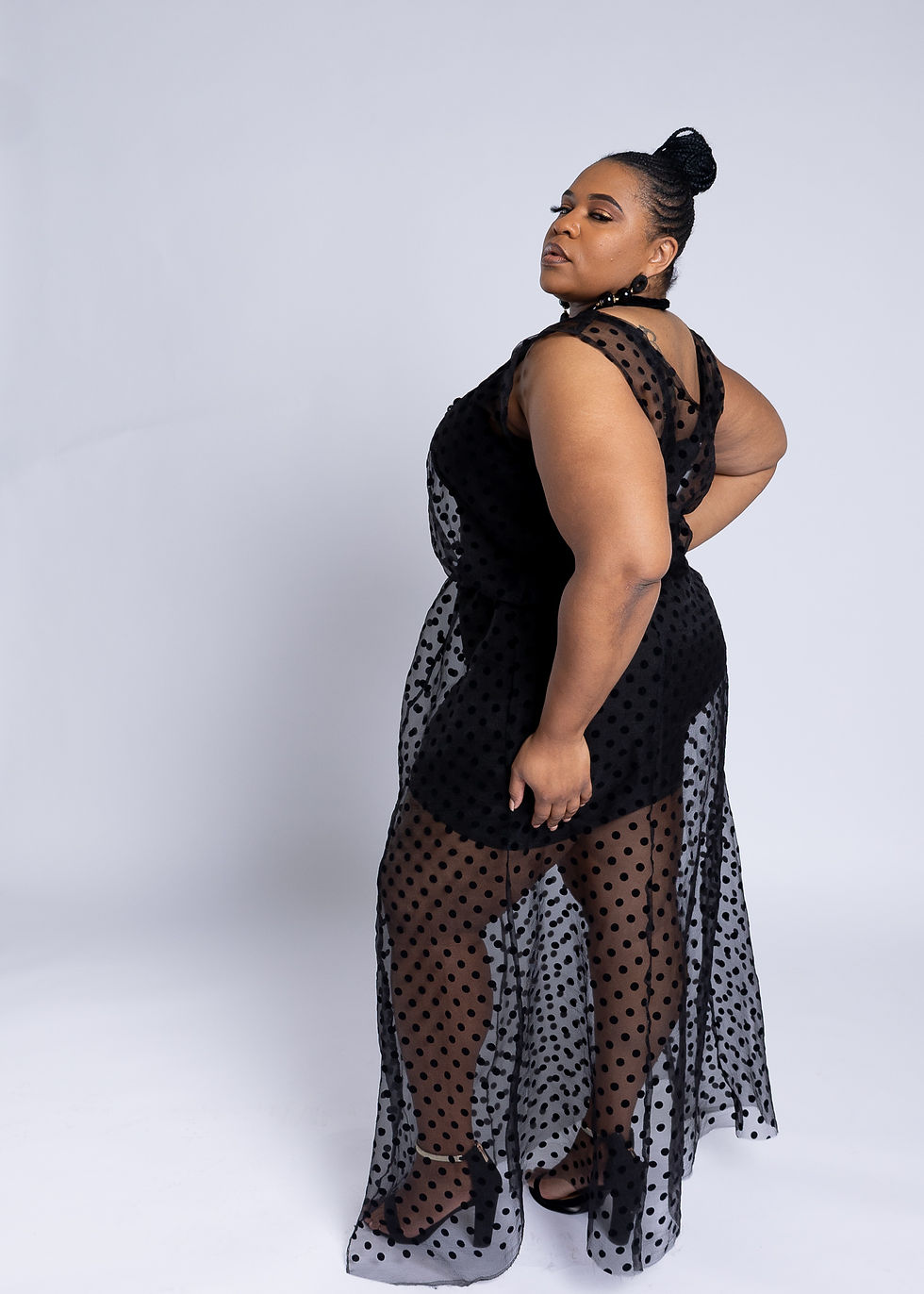 Thumbnail: Black See Through Dress