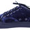 Thumbnail: Navy Blue Velvet & Black Patent Leather Sneaker