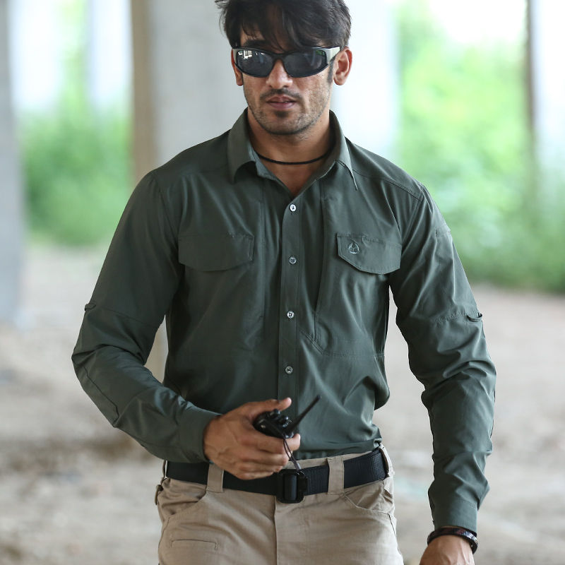 Thumbnail: Outdoor Casual Long Sleeve Button Up