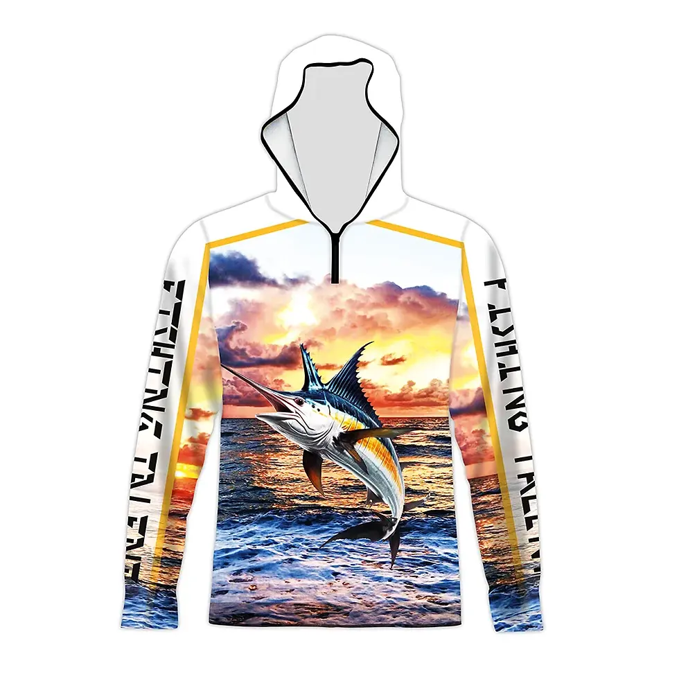 Thumbnail: Quick Dry Breathable Fishing Hoodie