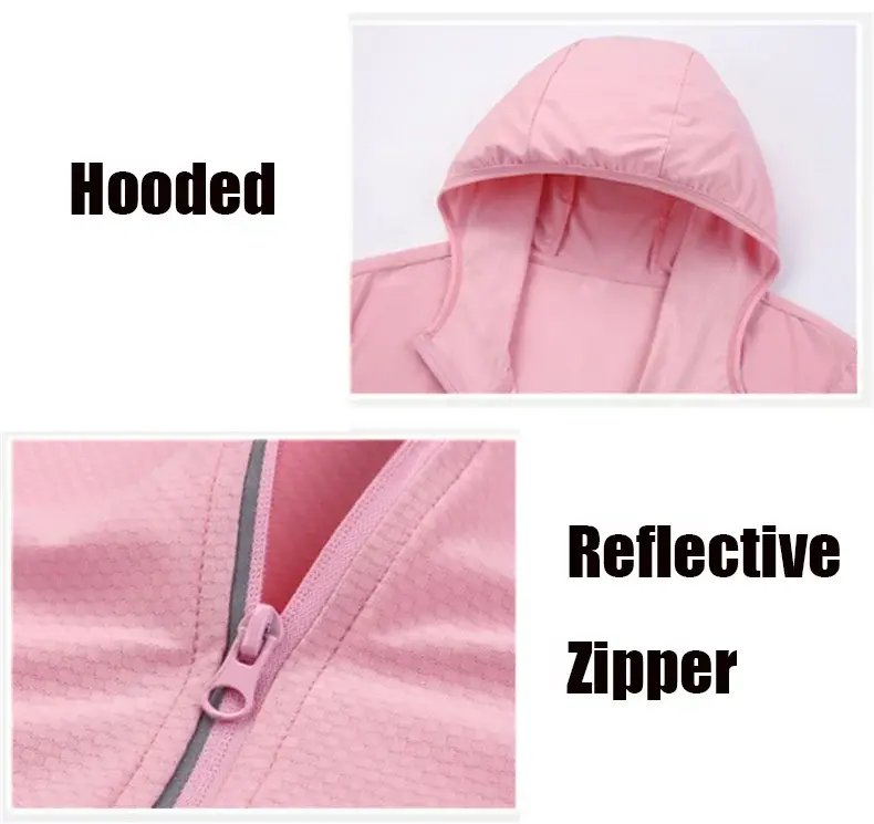 Miniatura: Women's Reflective Zip-Up Sports Hoodie