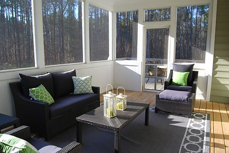 Installed screened in porch for the ultimate back yard retreat.