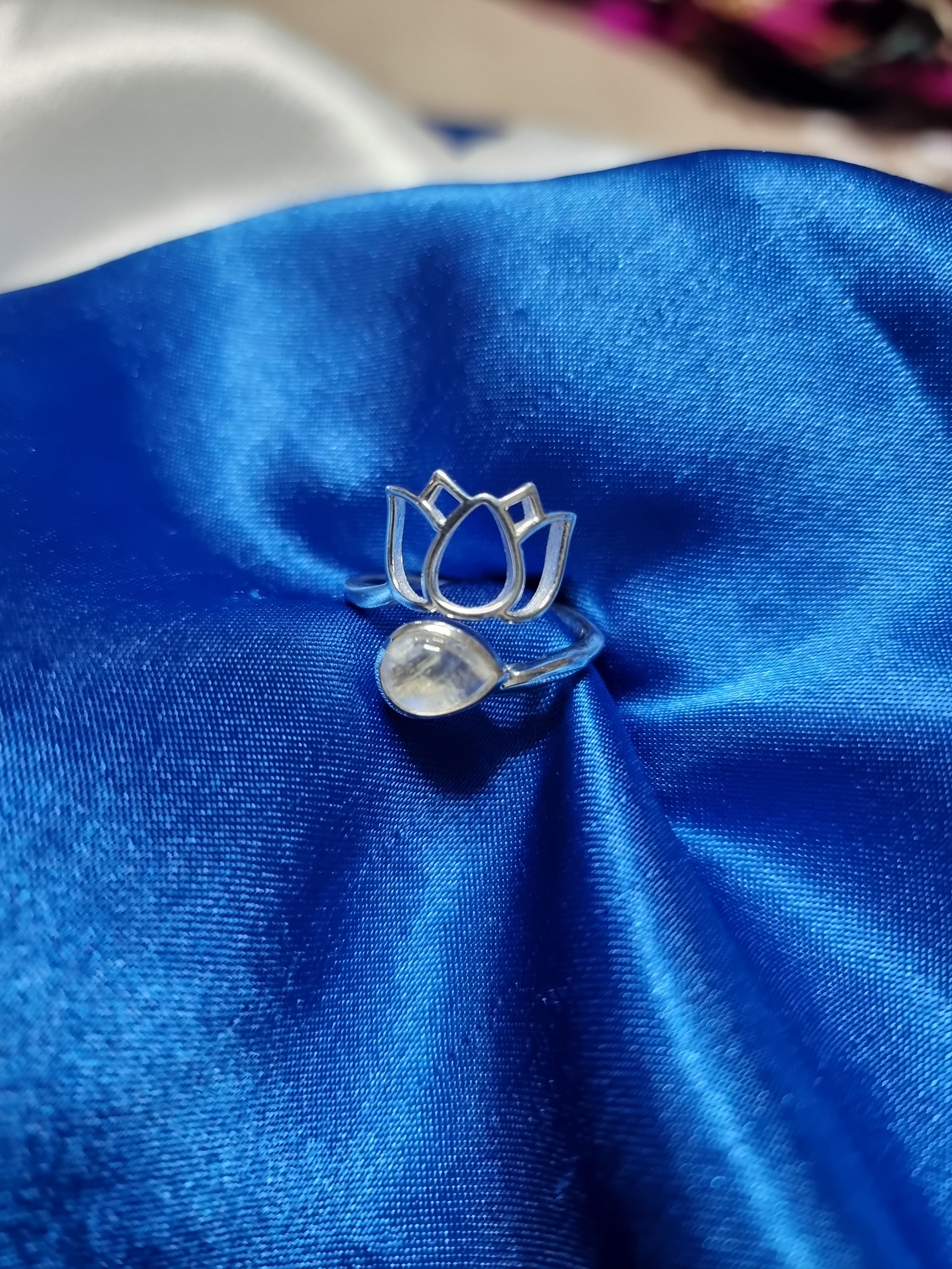Bague argent 925 modèle 02 péristérite AA lot N°1A0525