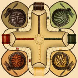 Braid Parchesi Board