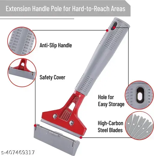 Thumbnail: Glass Scraper Razor Blade Big Handle
