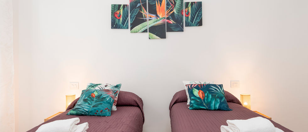 Tree Apartment camera doppia twin bedroom