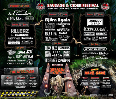 AND we're playing Derby Sausage & Cider Festival 2023!!!