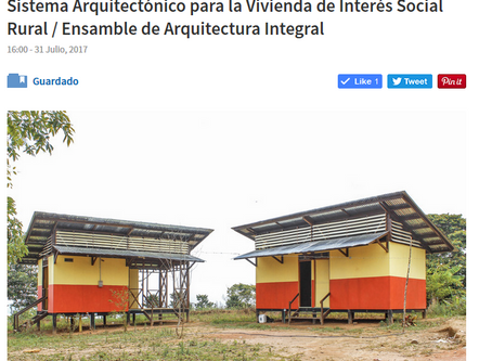 ¡PUBLICACIÓN DEL SISTEMA DE VIVIENDA VISR EN ARCHDAILY!