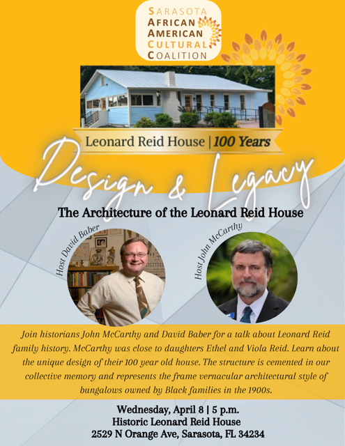 Preservation Trifecta: SAHP's own Dave Baber, John McCarthy and the Leonard Reid House