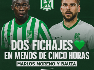 🟢 En menos de cinco horas, Nacional armó combo nuevo