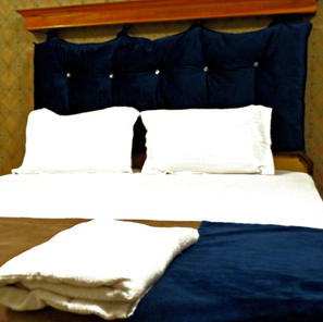 King Size Bed with fresh linens