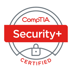CompTIA Security+
Dieses Zertifikat weist fundiertes Wissen in den Bereichen Netzwerksicherheit, Bedrohungen und Schwachstellen, Sicherheitsarchitektur und -design sowie Cybersicherheitstechniken und -tools nach.
