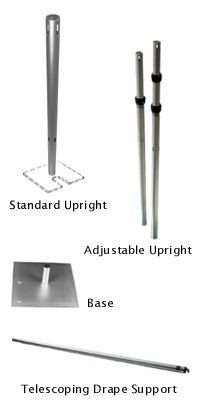 Pipe-and-base-hardware
