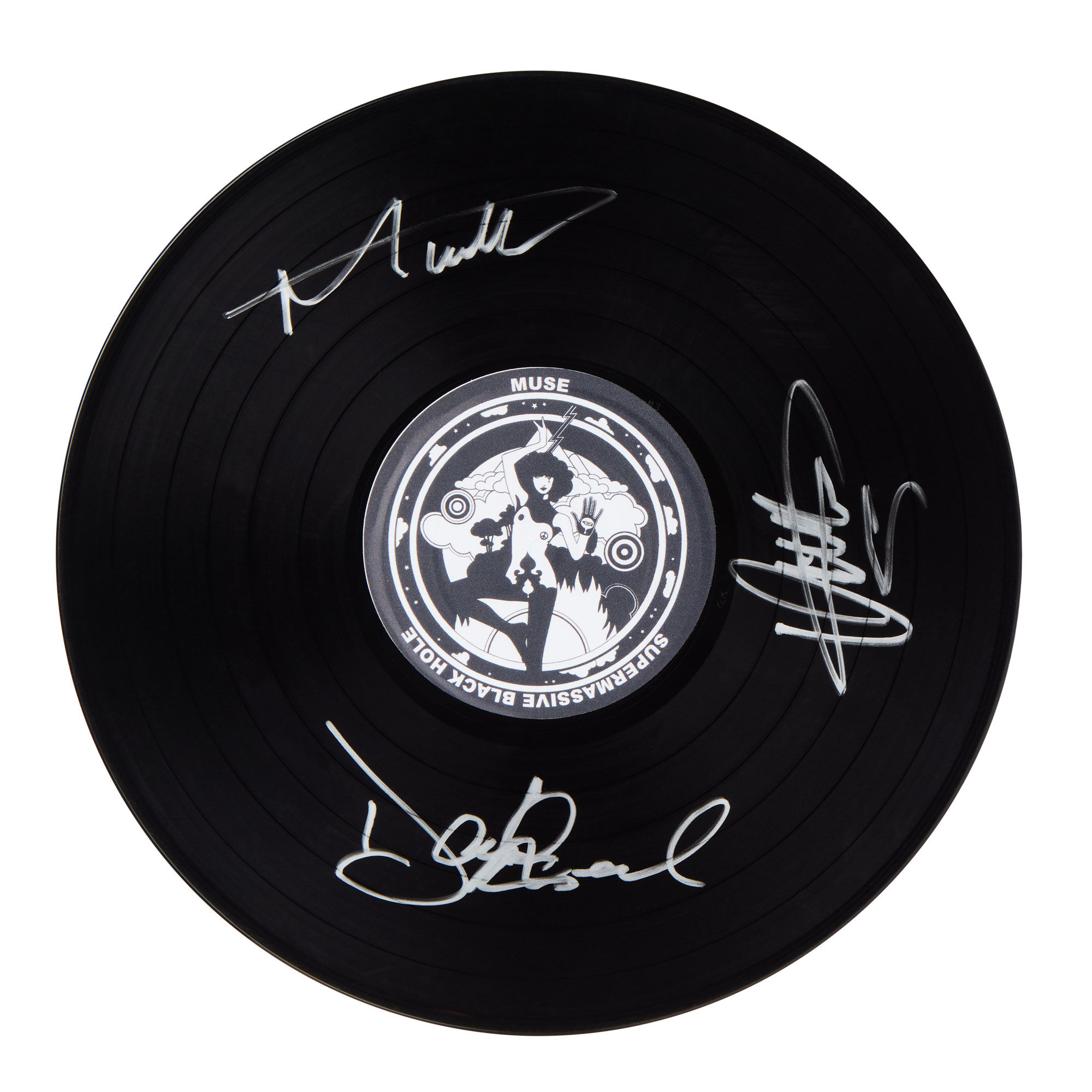 Muse Supermassive Black Hole Autographed Vinyl Record