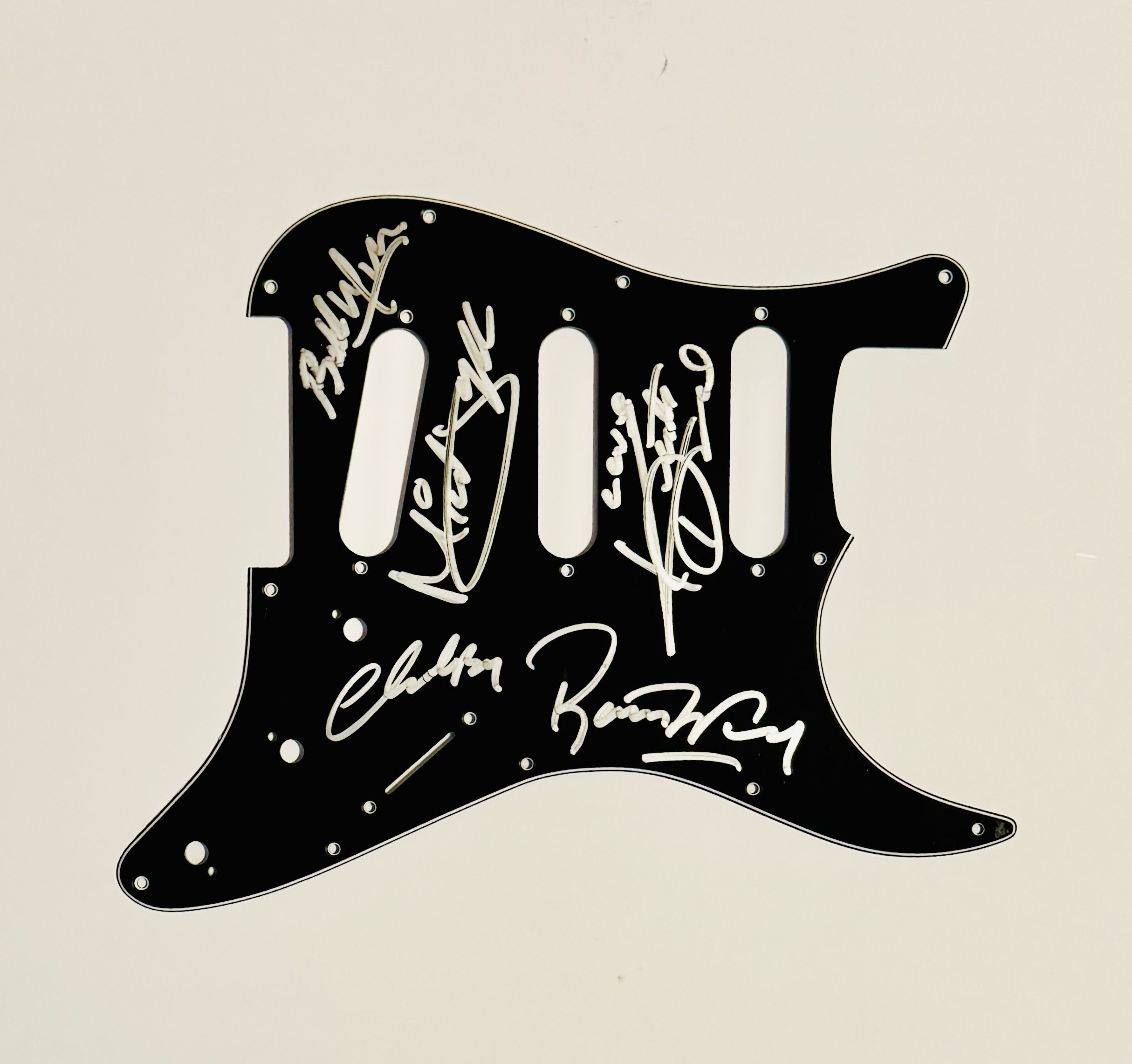 The Rolling Stones Autographed Scratch Plate / Pick Guard