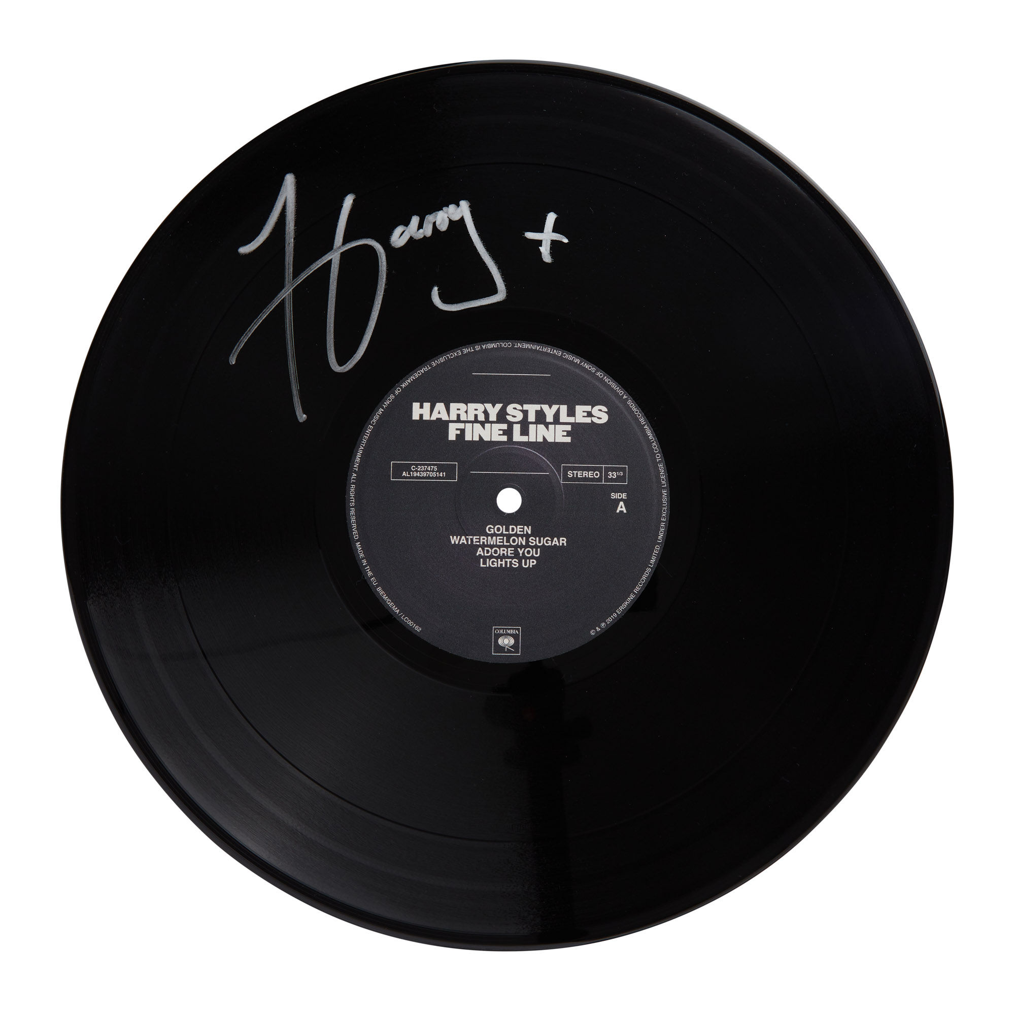 Harry Styles Fine Line Autographed Vinyl Record