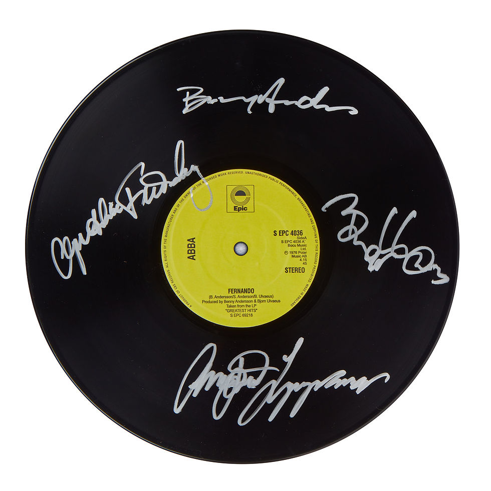 ABBA Fernando Autographed Vinyl Record