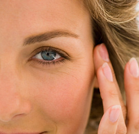 Womens Face Botox Crows Feet