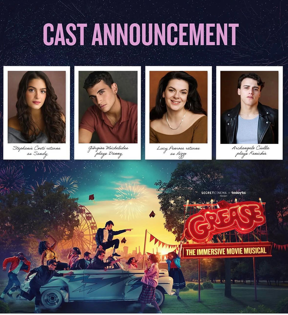 Lucy Penrose Returns as Rizzo in Grease: The Immersive Movie Musical (2026 Season)
