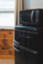 Mini-fridge and microwave