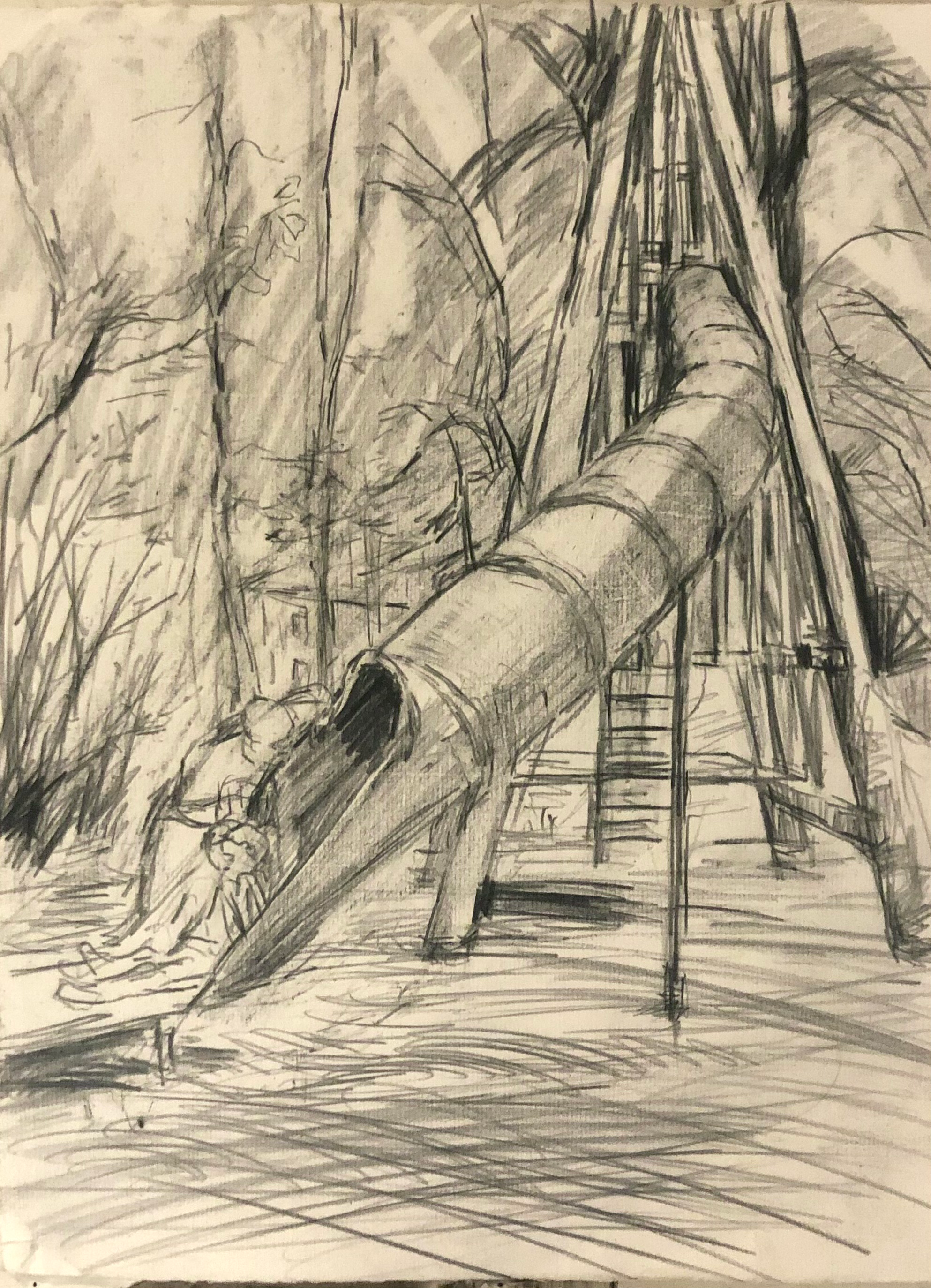 Slide Drawing Dumfries House Artist Residency