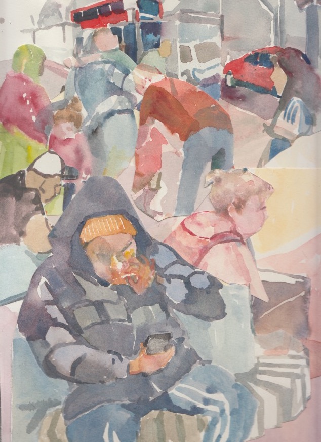 Watercolour by Rachel Mercer