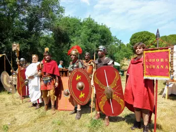 fontes parc 34 yvan vicente association  cans journee romaine a fontes village 25 06 2022