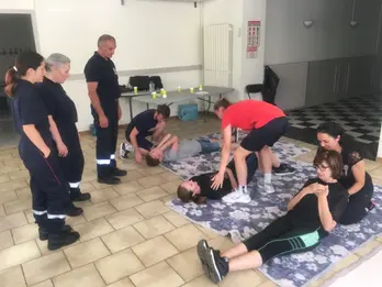 fontes parc yvan vicente association cans les gestes qui sauvent partenaire lou recantou del pompiers