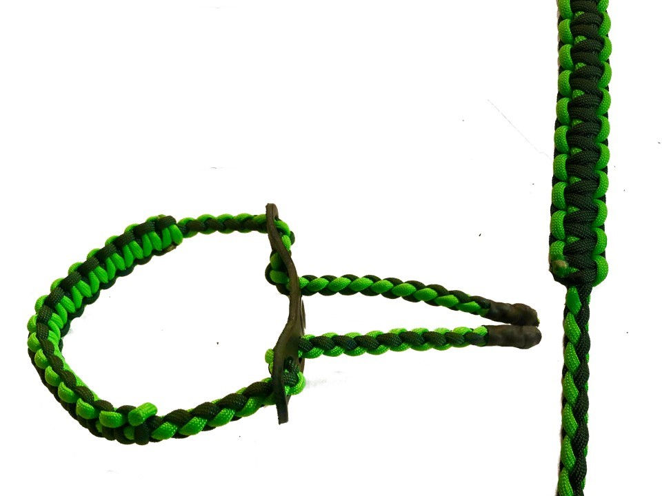 Bow Wrist Sling Hunters Green & Neon Green