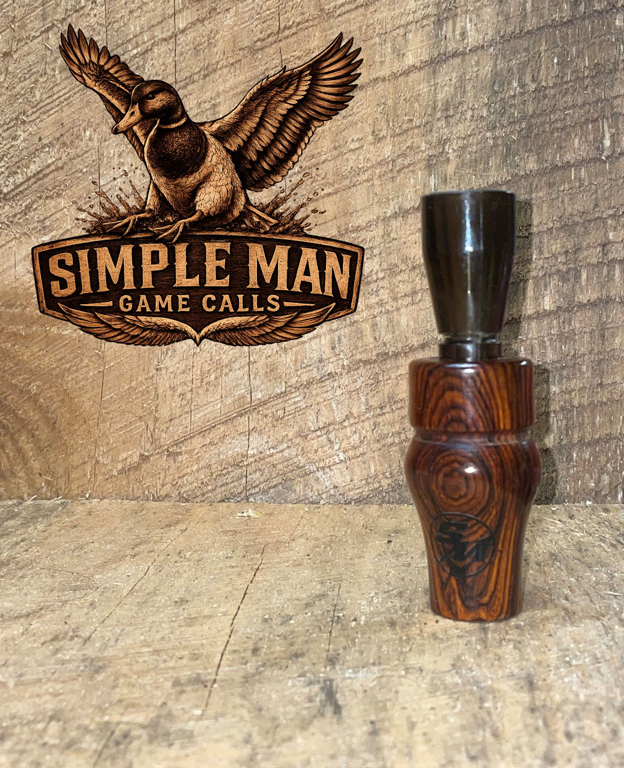 Cocobolo Single Reed Duck Call