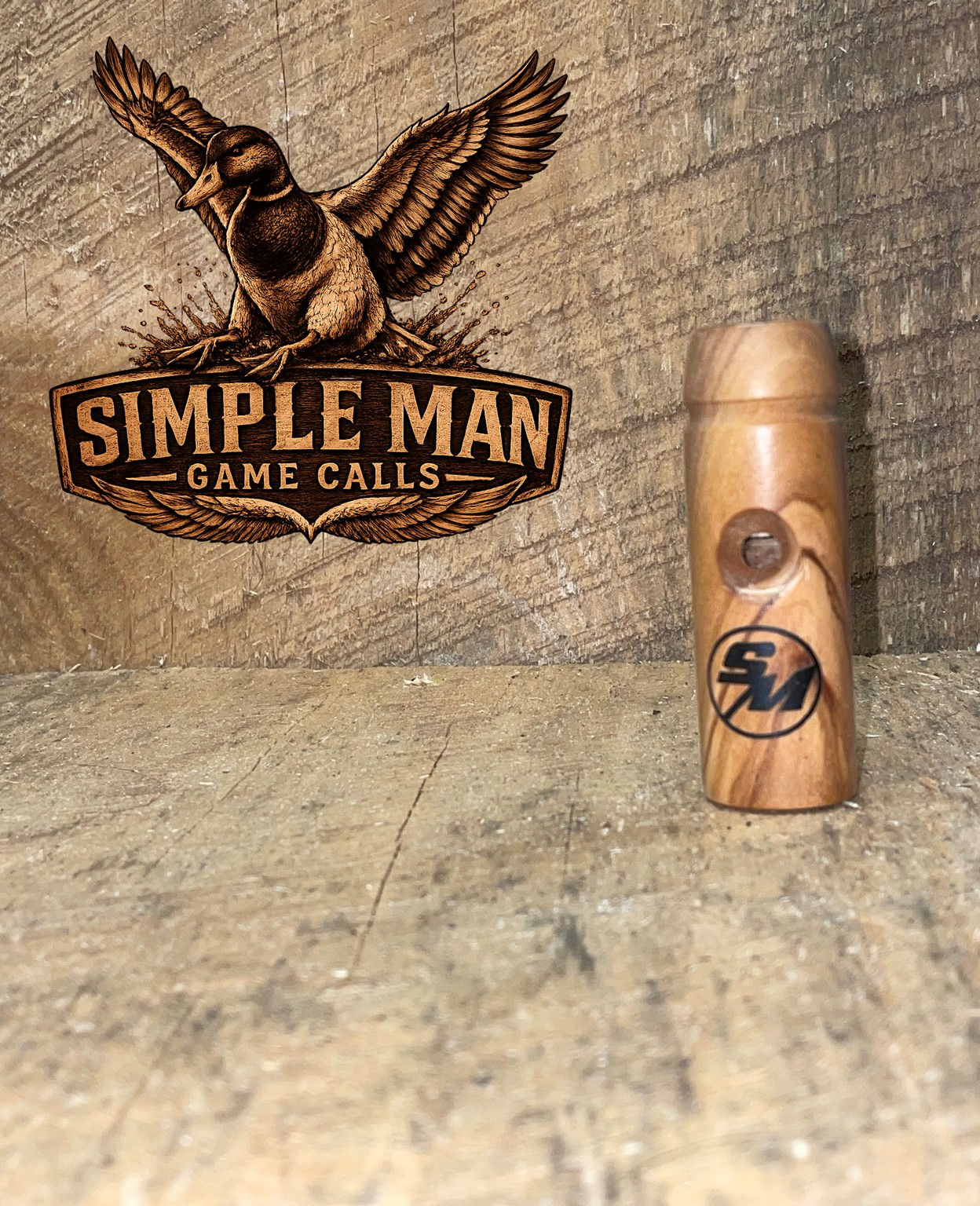 Olivewood 6 in 1 duck whistle