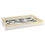 Thumbnail: Savoy Gold Trim Geometric Marble Rectangle Tray set of 2