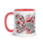 Miniature : Mug Fleurs Rouges