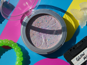 90s style beauty product photography and GIFs.