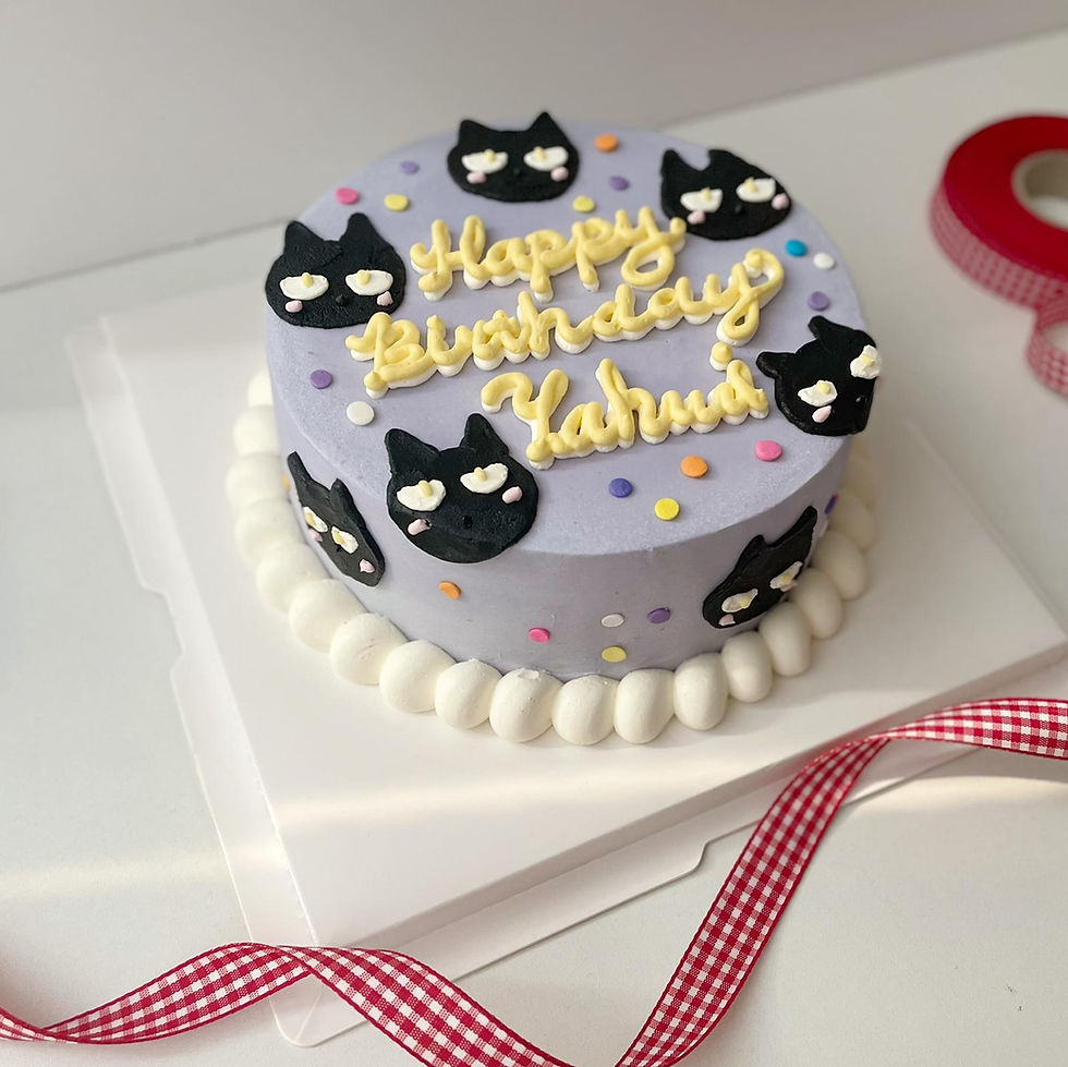 Thumbnail: Black Cat Birthday Cake