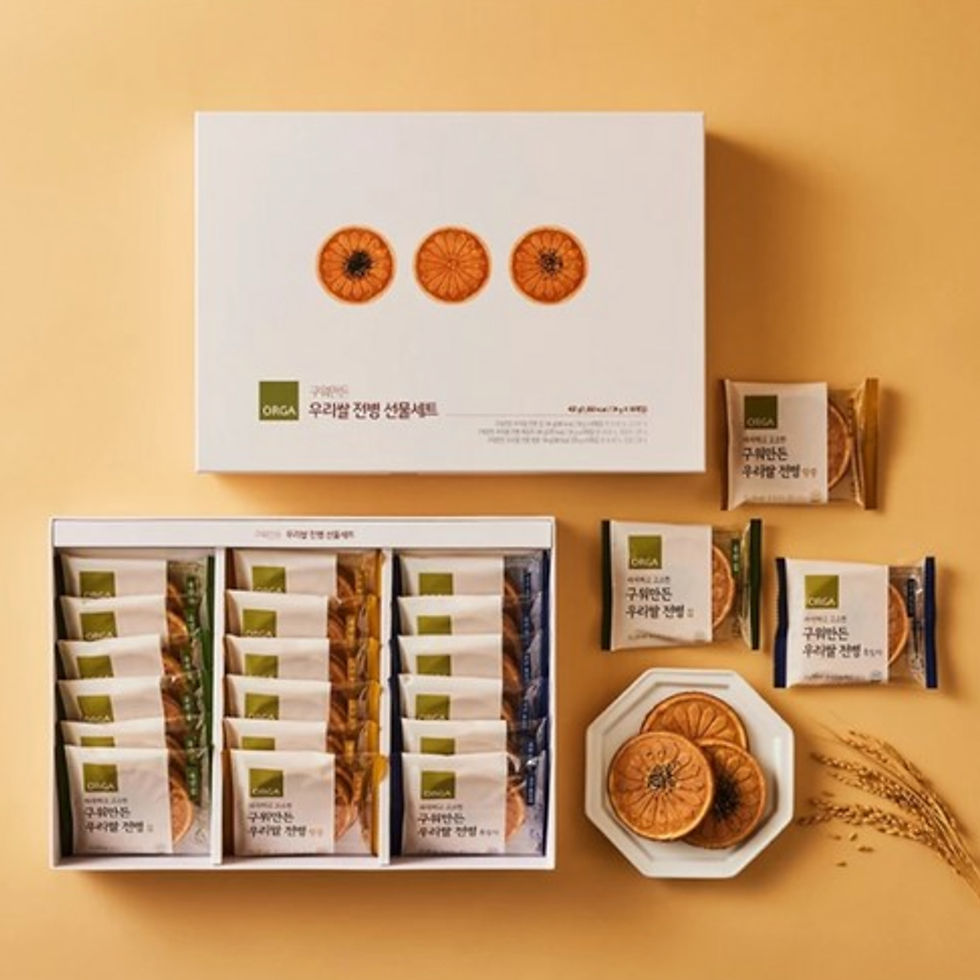 Thumbnail: Baked Korean Rice Crackers Gift Set